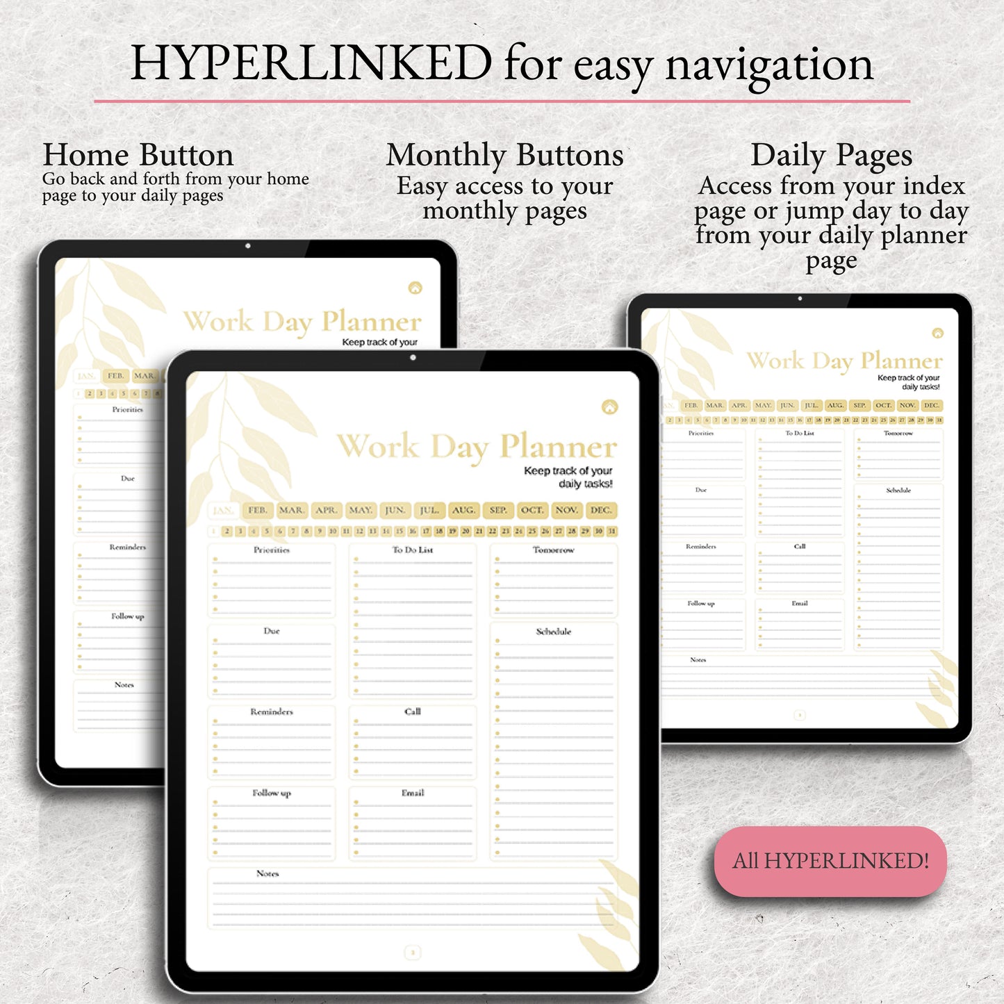 Digital Workday Planner - Digital Planner